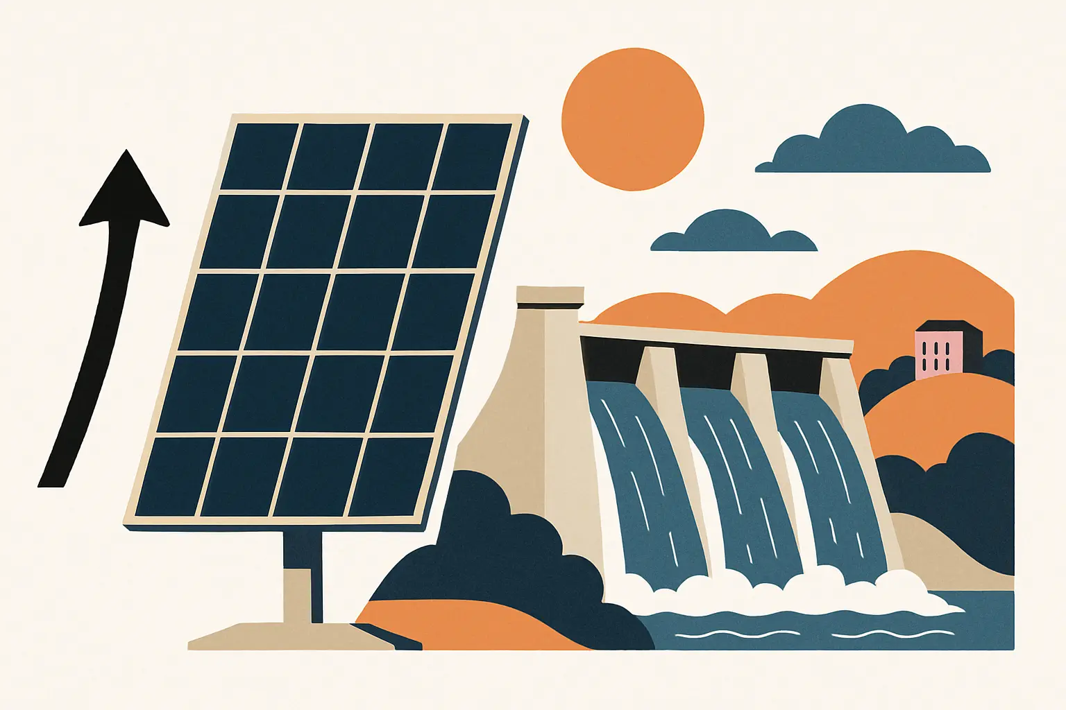 US Solar Energy Surpasses Hydroelectric Power in 2025